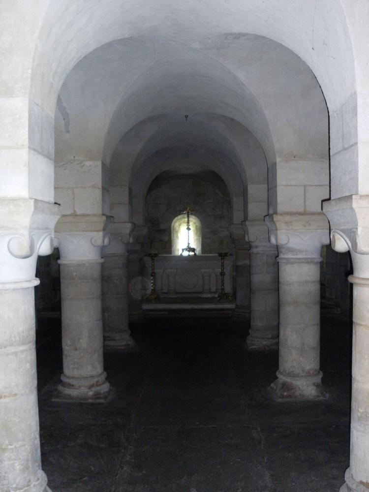 crypte de l’église de Vouvant