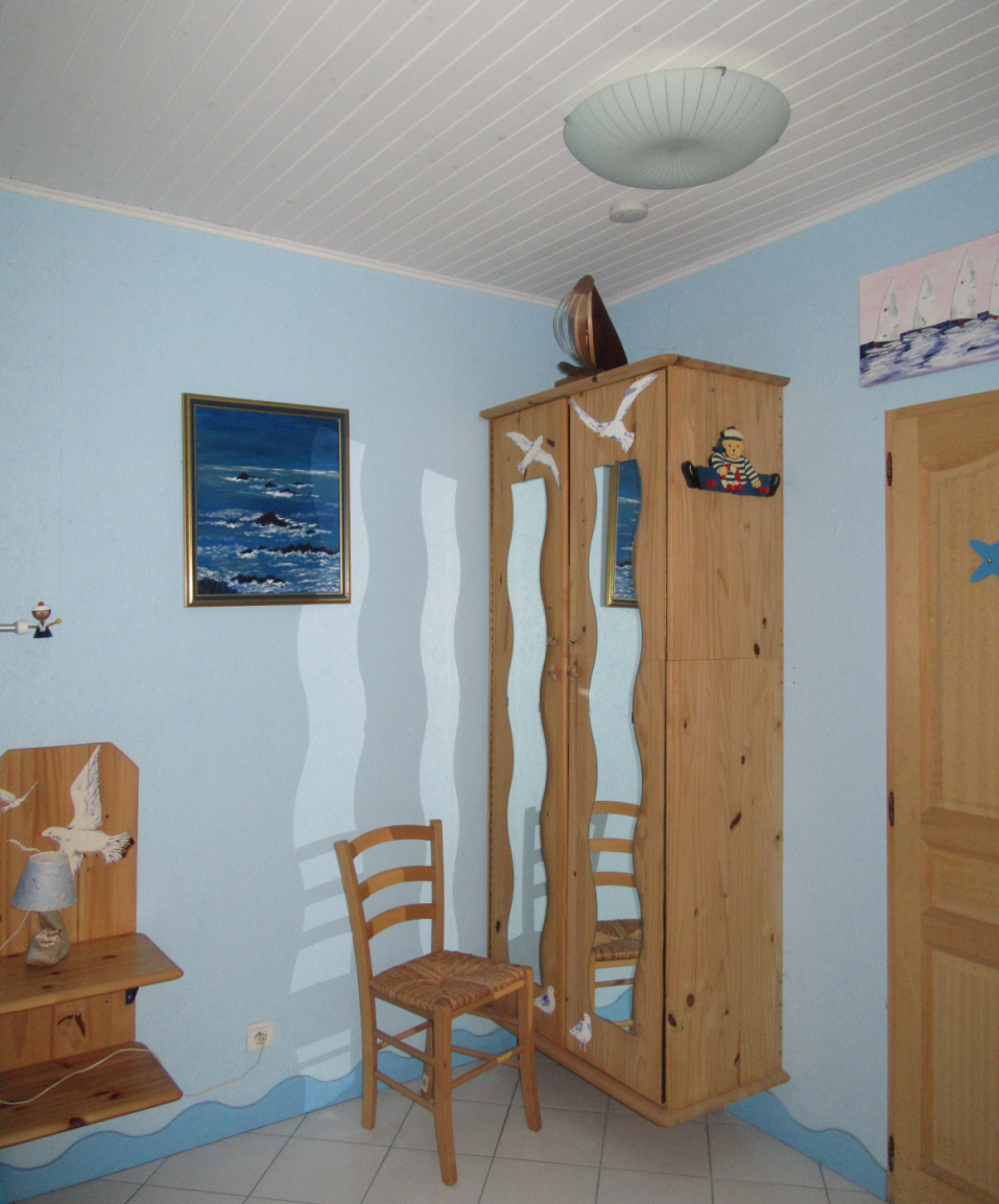 LA CHAMBRE AUX BATEAUX - COIN SUD-EST 