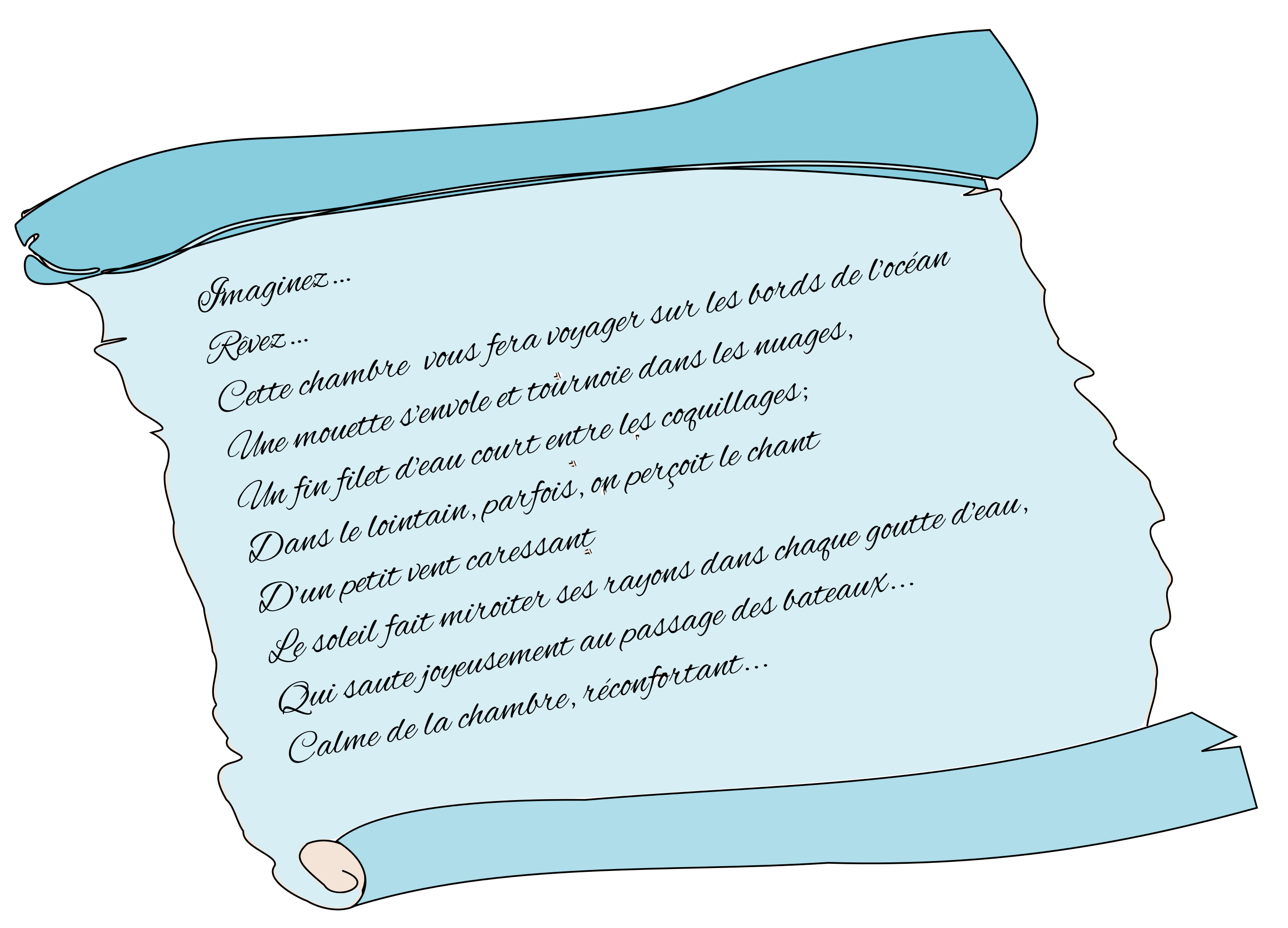 LA CHAMBRE AUX BATEAUX - POEME 